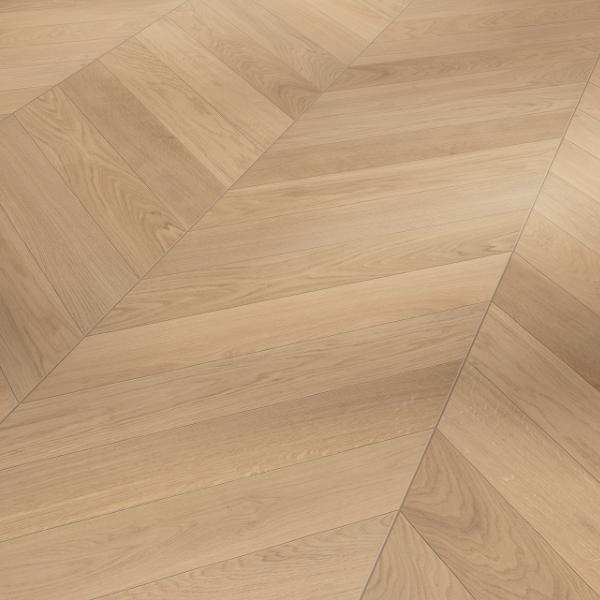 Parador Engineered Wood Flooring Trendtime 10 Dub white matt lacquer Chevron M4V
